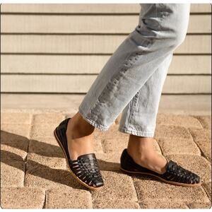 Nisolo Huarache Sandal Black Size 11